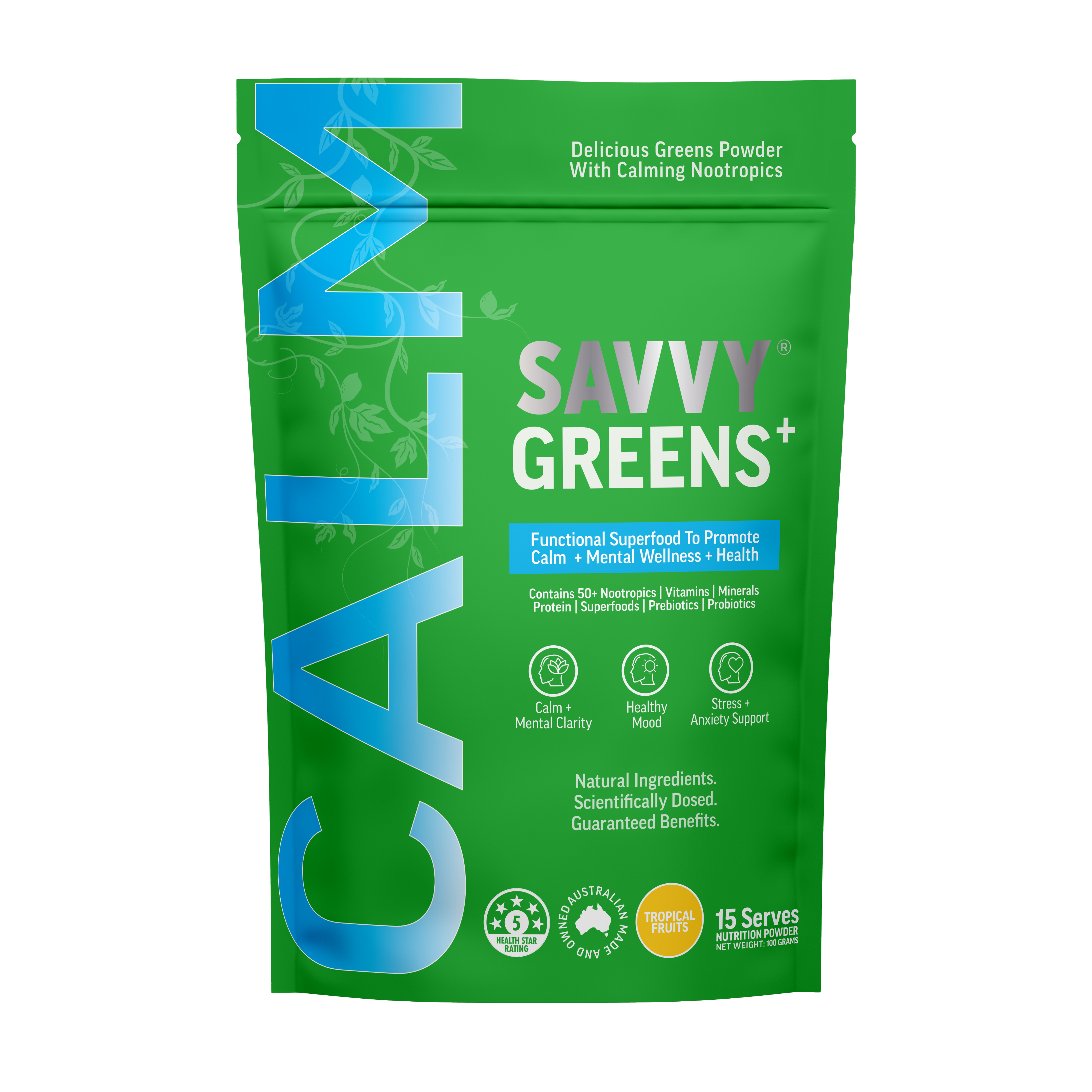 SAVVY GREENS+ CALM POWDER