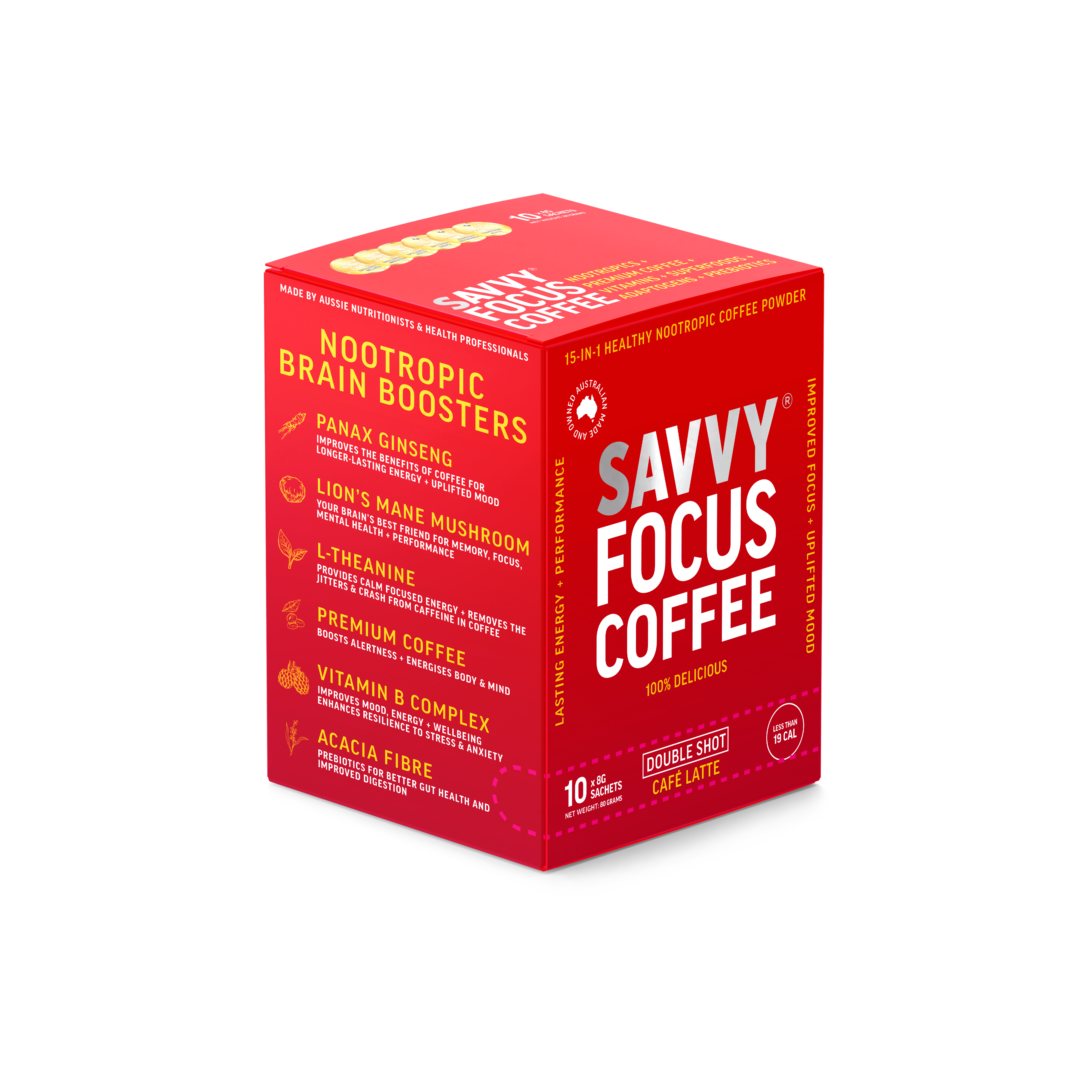 SAVVY FOCUS NOOTROPIC COFFEE PODS