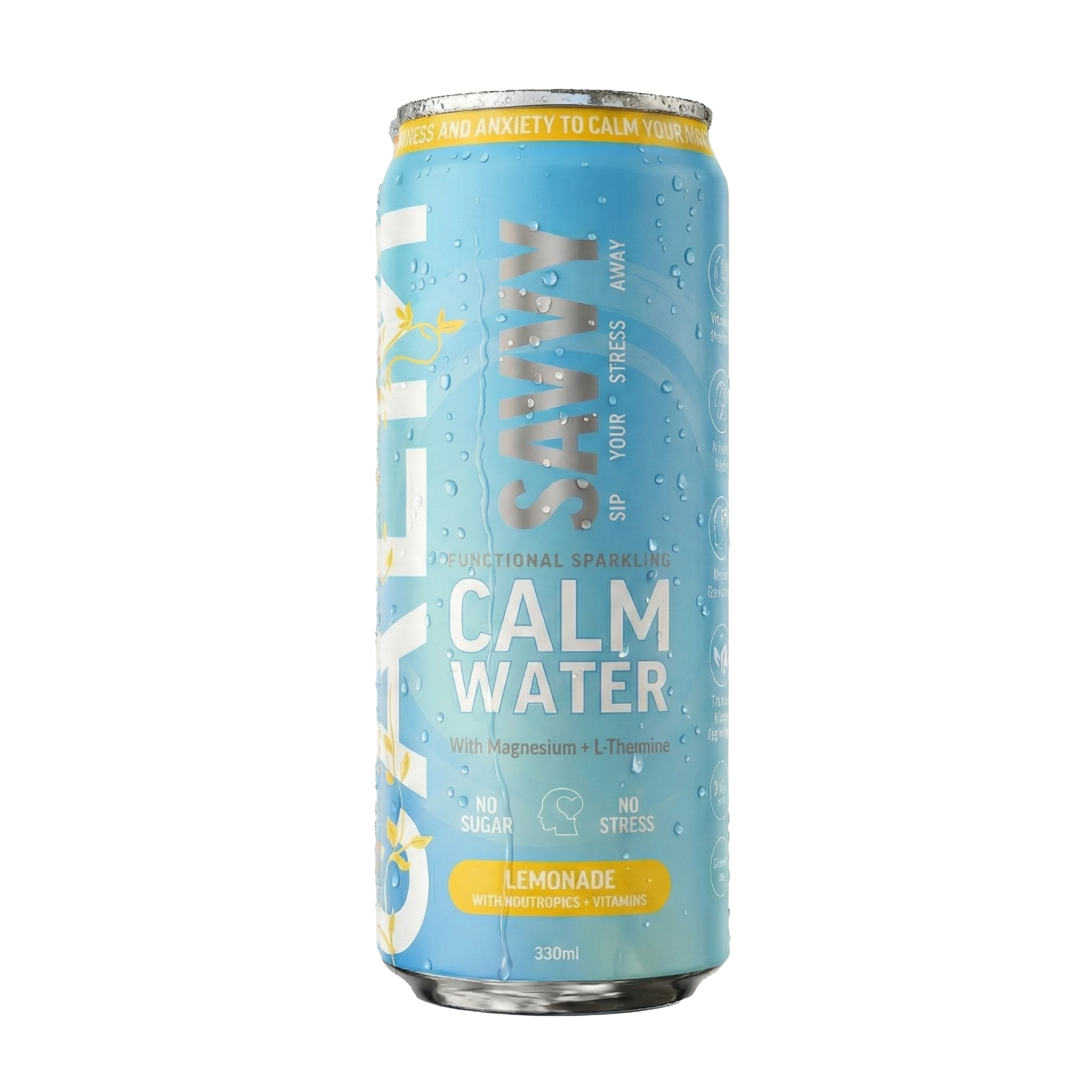 SAVVY CALM SPARKLING LEMONADE