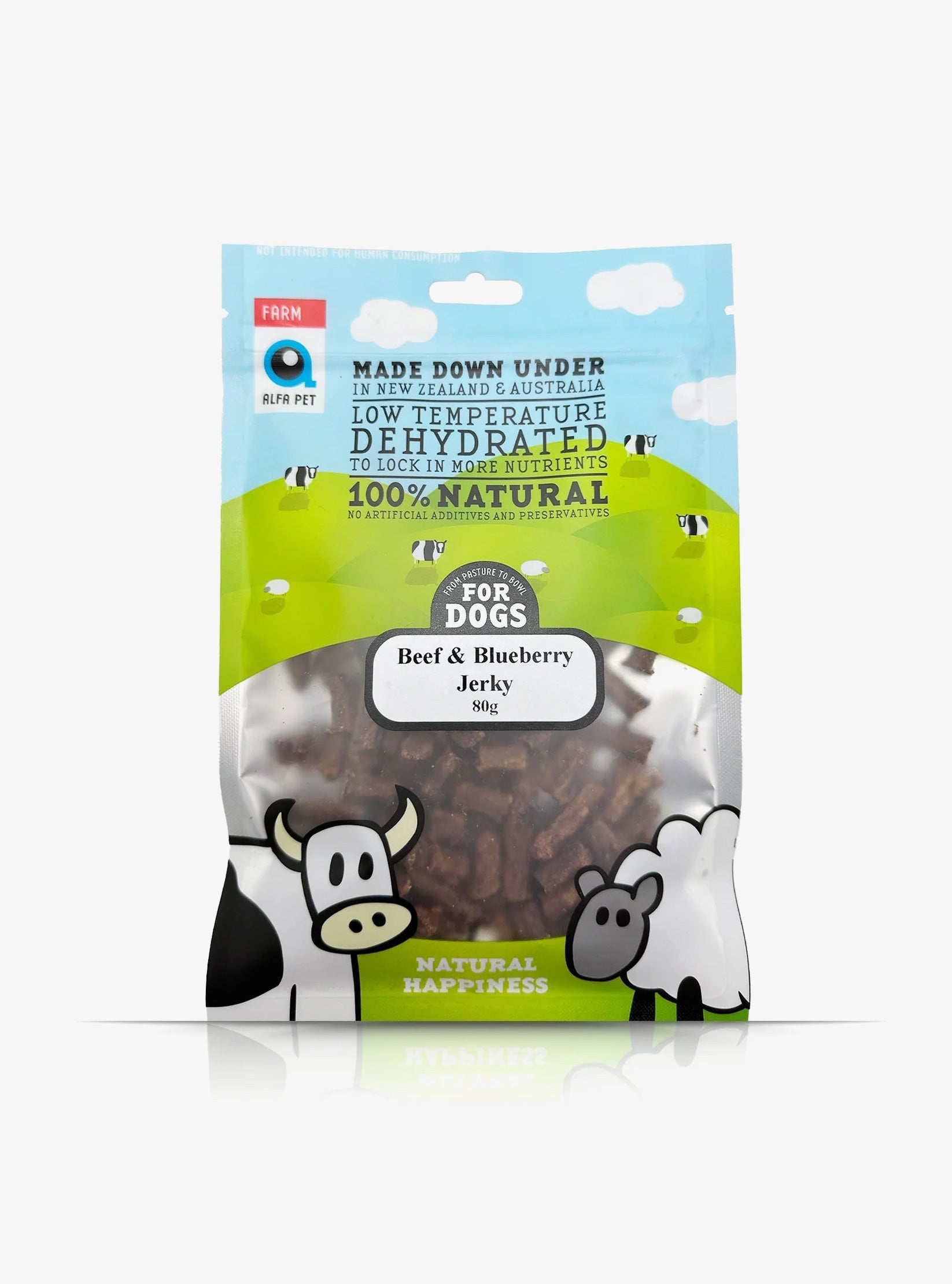 Alfa Pet Beef & Blueberry Jerky