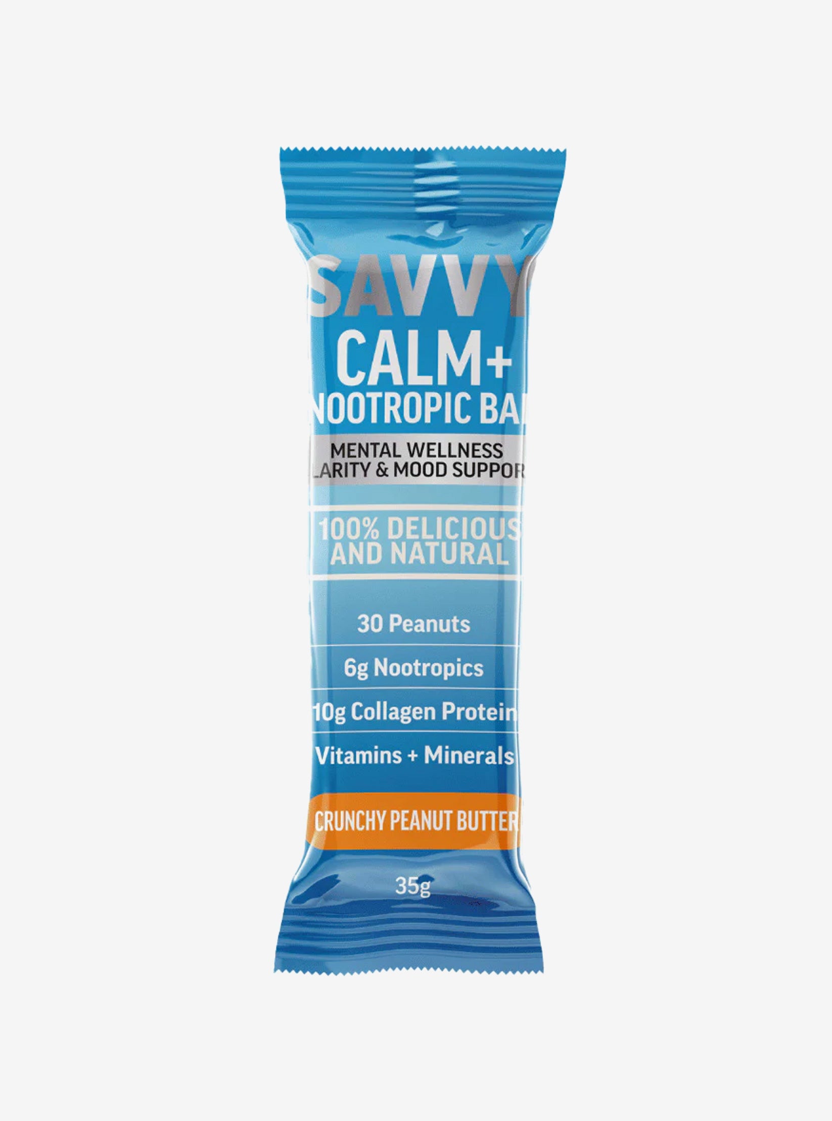 SAVVY Calm+ Nootropic Bar